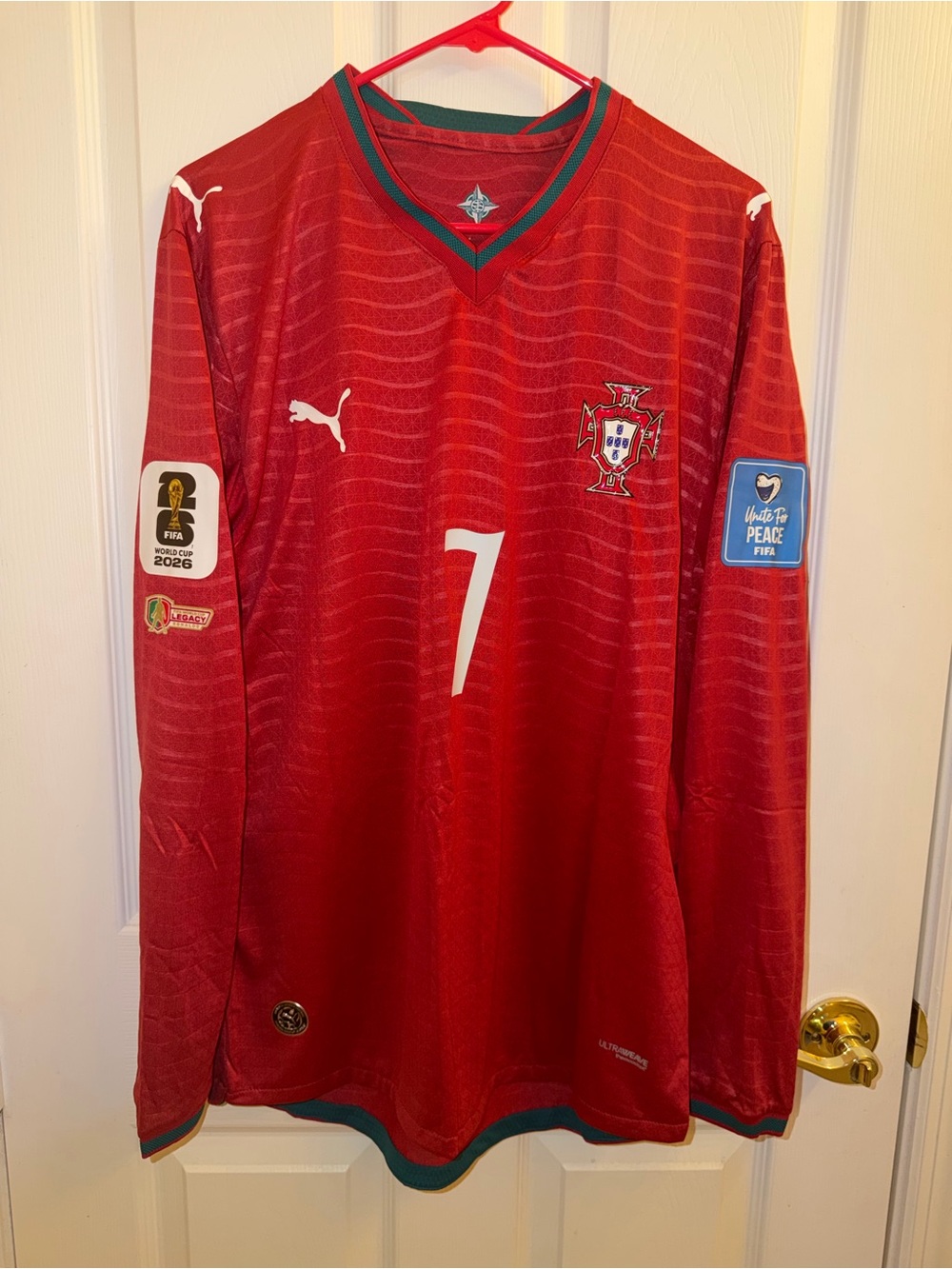 Portugal soccer world cup 2026 cristiano ronaldo cr7 jersey long sleeve new